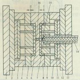 叠层式注射模结构图