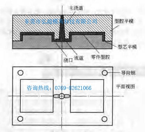 两板模具图